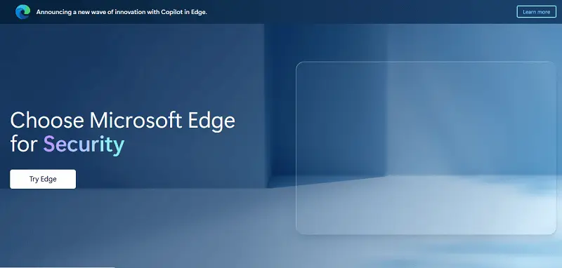 Microsoft Edge Microsoft Edge.